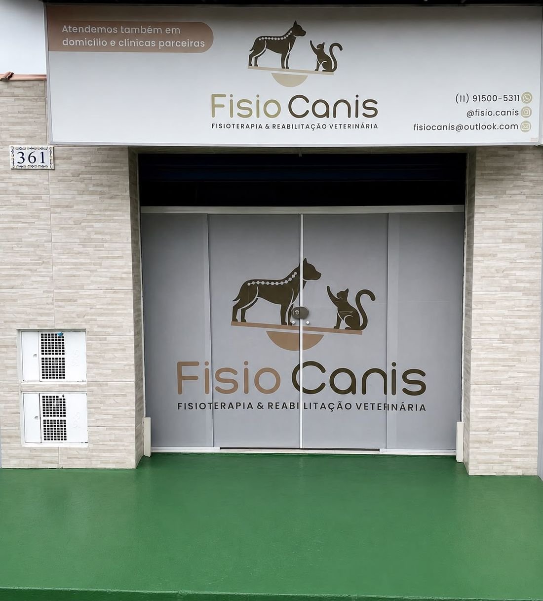 Fachada da Fisio Canis