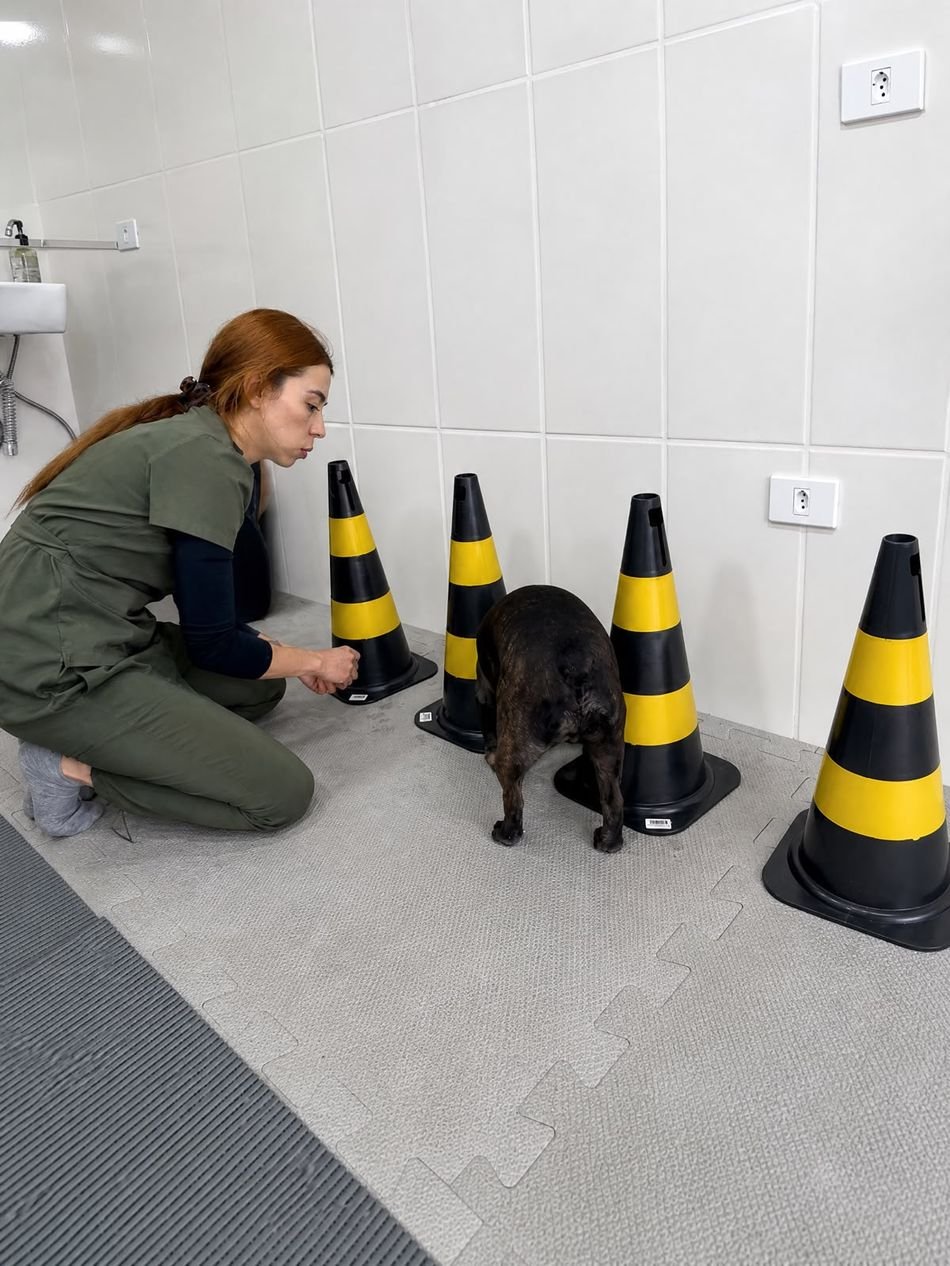 Estímulo entre cones durante a sessão