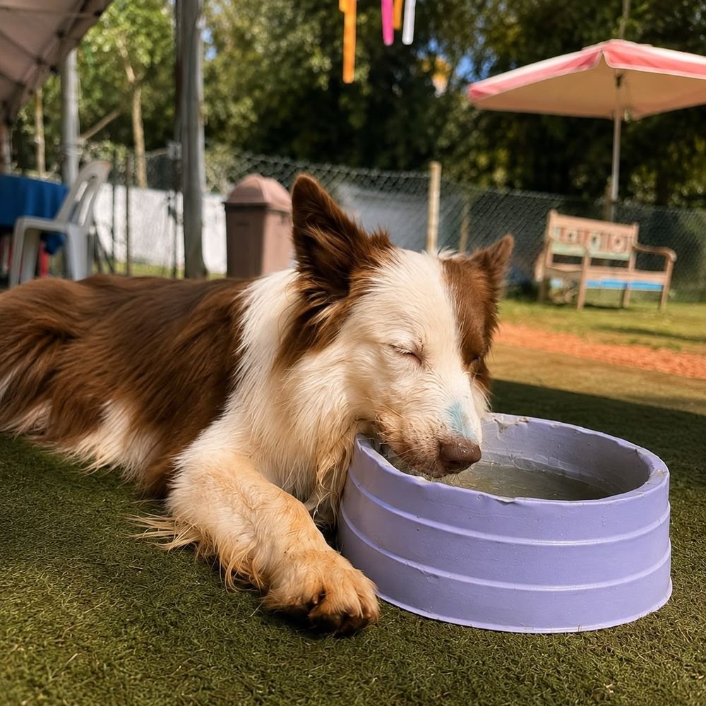 Paciente da Fisio Canis em descanso